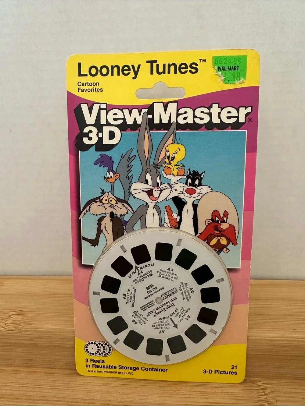 Vintage View-Master With NIP 1989 Looney Tunes 3 Reels 3-D Pictures